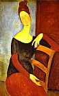 Amedeo Modigliani Portrait of Jeanne Hebuterne 1 painting